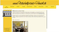 Desktop Screenshot of naturheilpraxis-heinzel.de